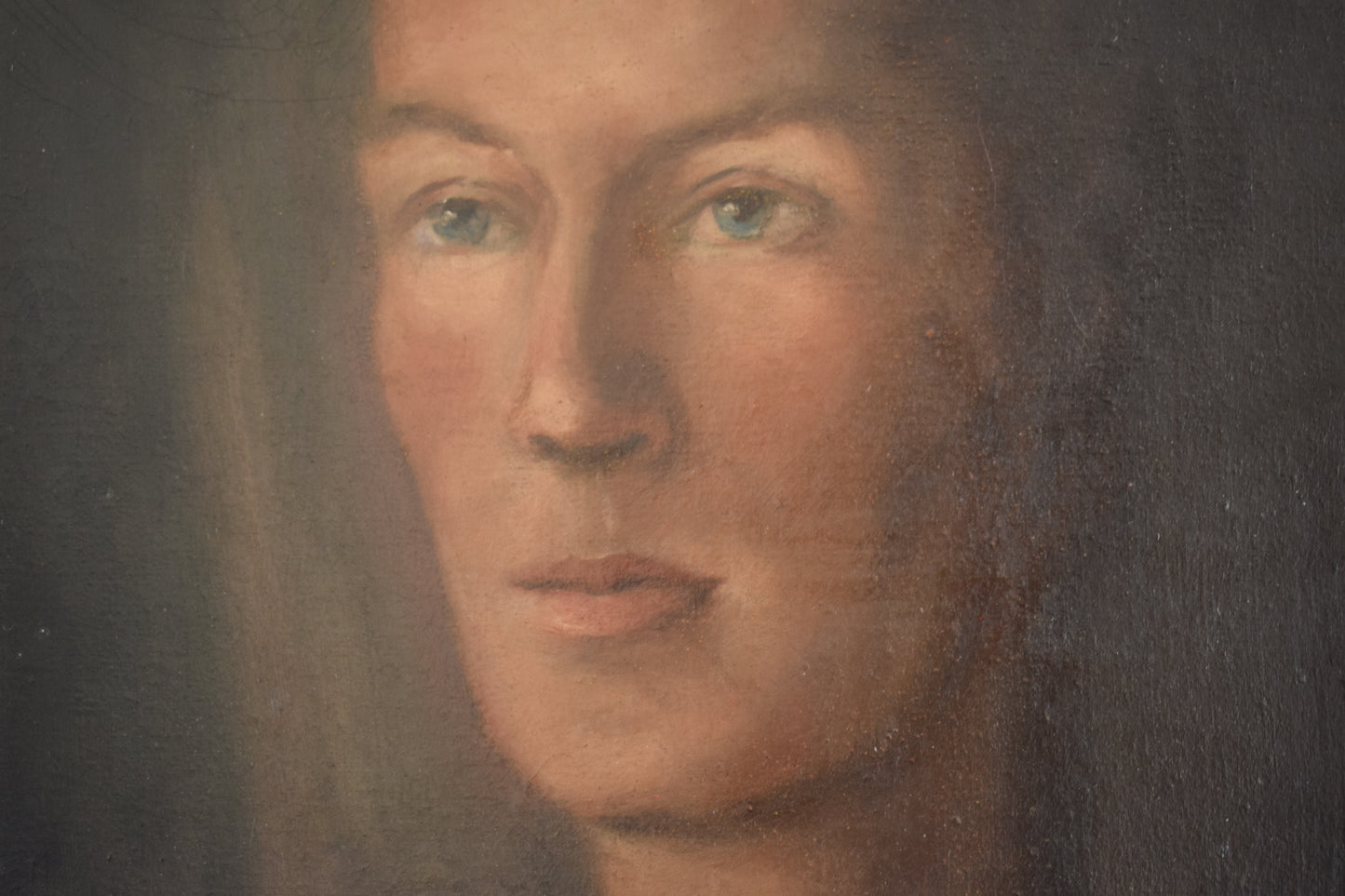 Van HENGLAAR 20th Century Dutch Portrait, Oil on Canvas