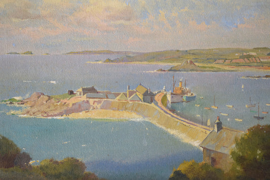 Arthur Wilson GAY (1901-1958) Landscape Scene St. Mary’s, Isles of Scilly, Oil on Board