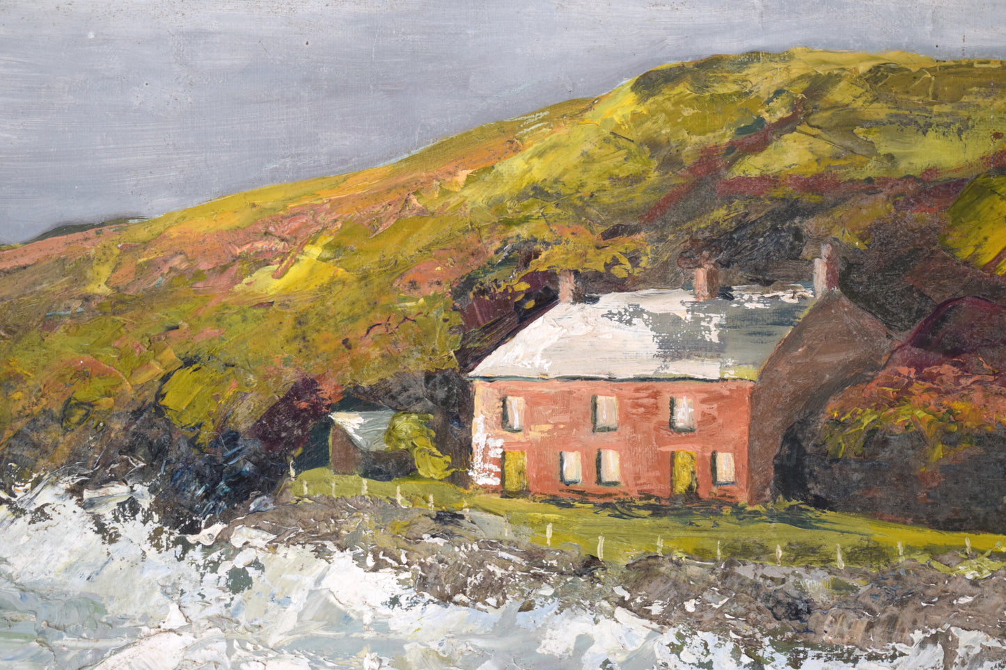 Suzie BISHOP Landscape, Port Quin Cornwall, Oil on Canvas