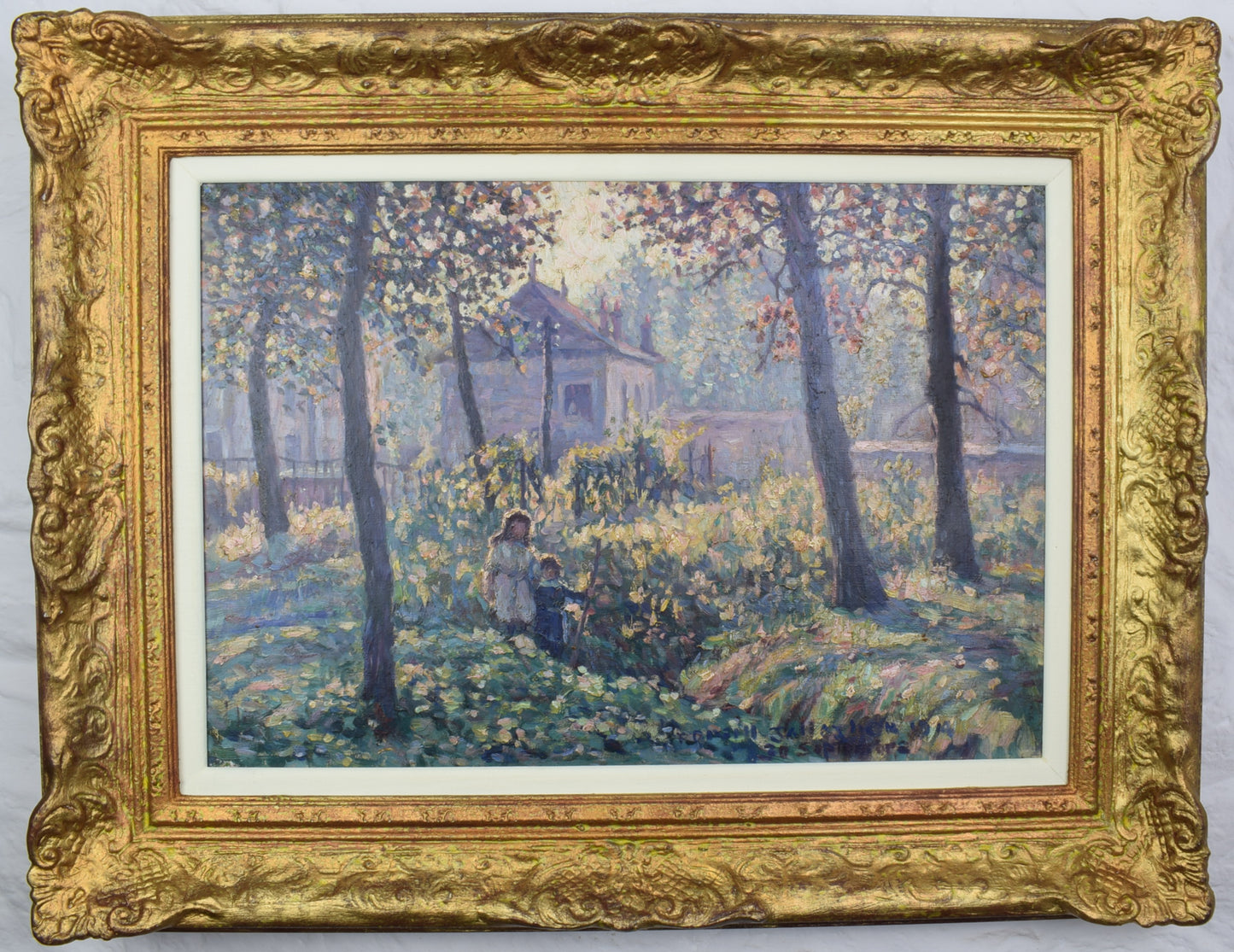 FREDERICK O' NEILL GALLAGHER Impressionist Landscape Scene Oil on Canvas