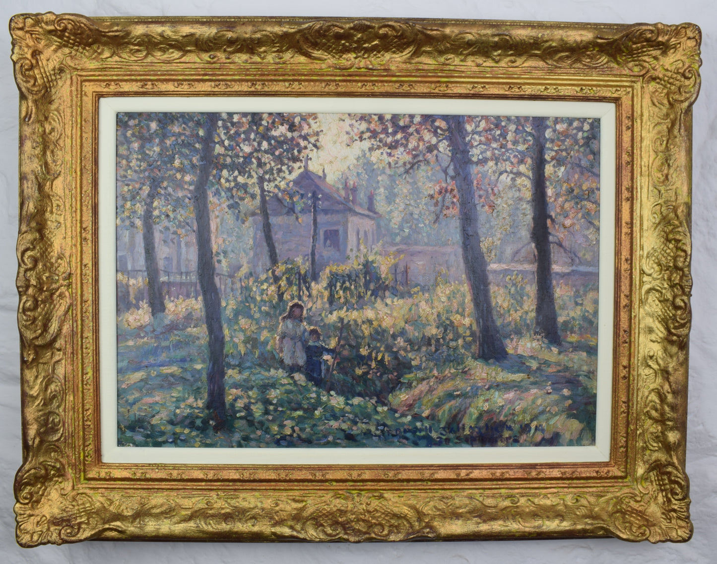 FREDERICK O' NEILL GALLAGHER Impressionist Landscape Scene Oil on Canvas